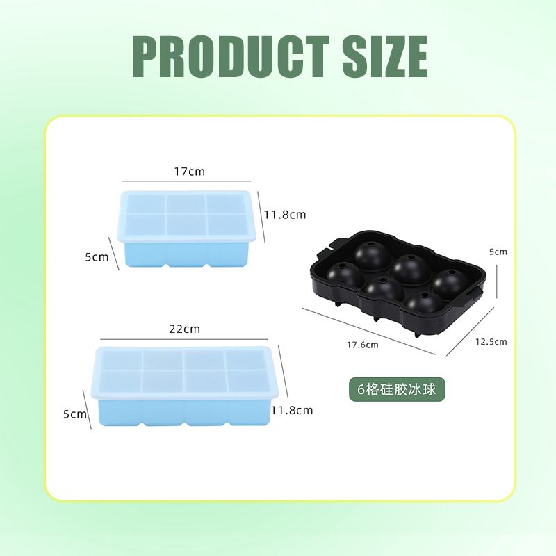 Moule à glaçons en silicone avec couvercle étanche