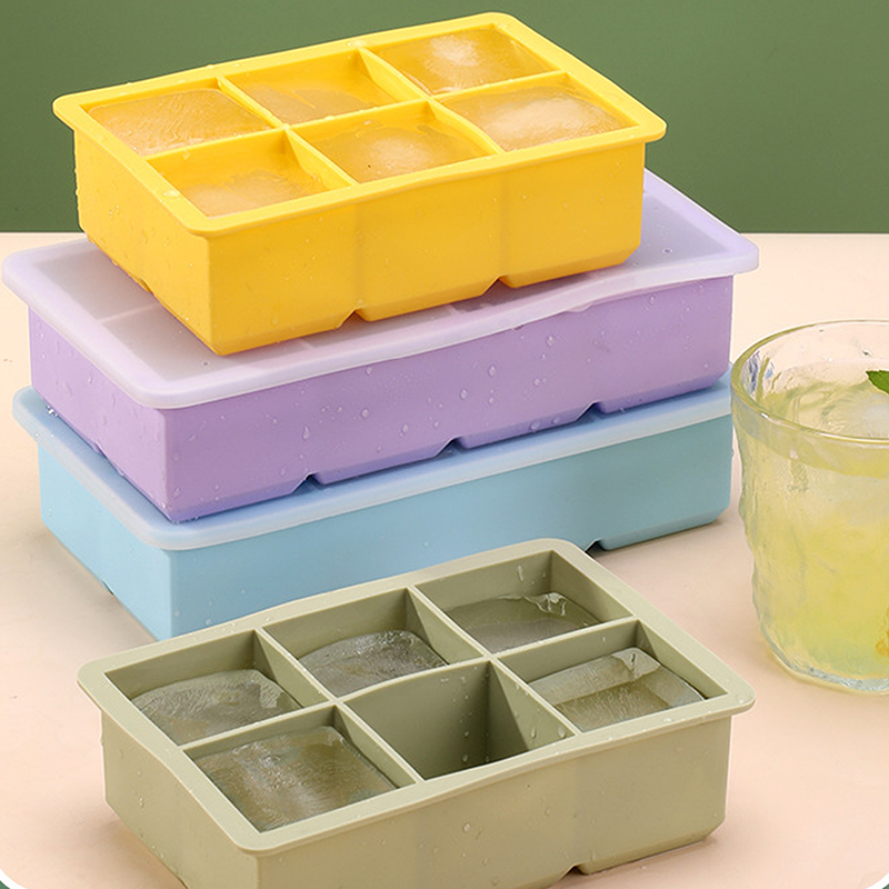 Moule à glaçons en silicone avec couvercle étanche