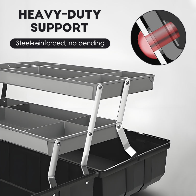 Boîte à outils pliable à 3 niveaux