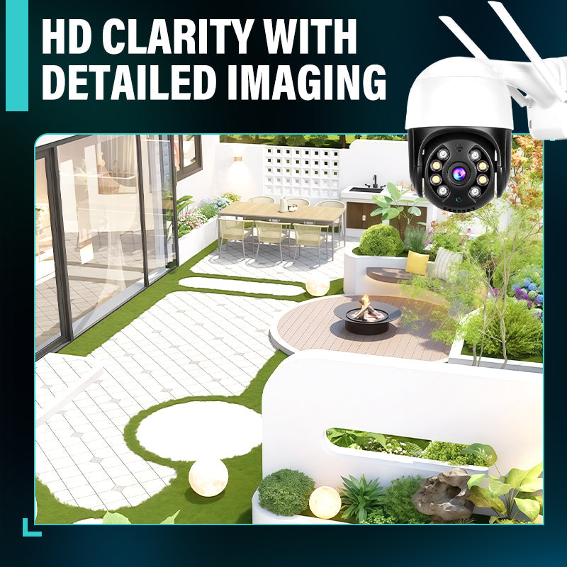 Caméra de sécurité extérieure HD intelligente