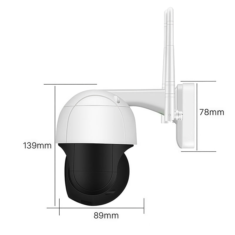 Caméra de sécurité extérieure HD intelligente