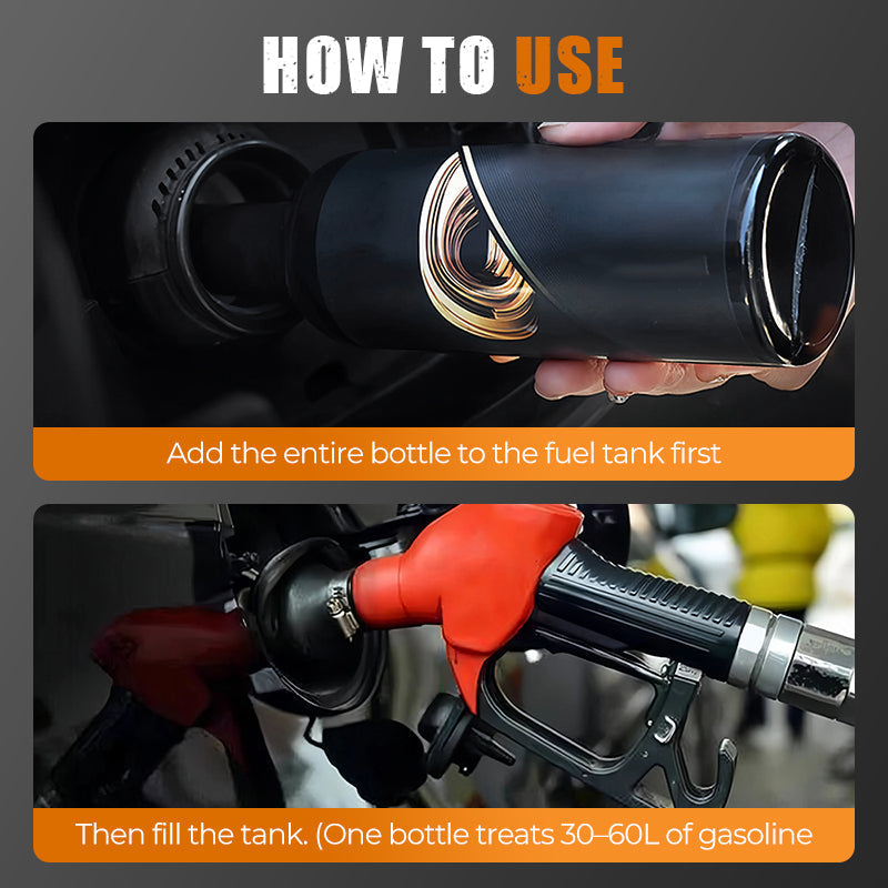 Bouteille de nettoyant pour système d'alimentation en carburant et catalyseur