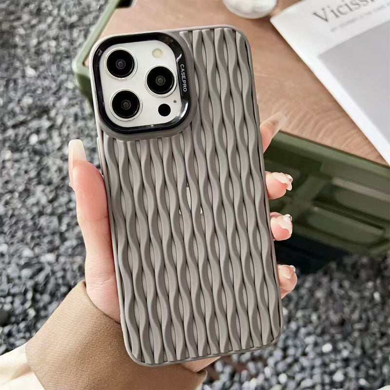 Coque pour iPhone anti-choc en couleur unie