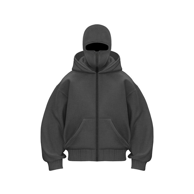 đ Vente chaude 50% de rĂ©duction đ„ Sweat Ă  capuche zippĂ© Ninja pour hommes et femmes - Protection complĂšte