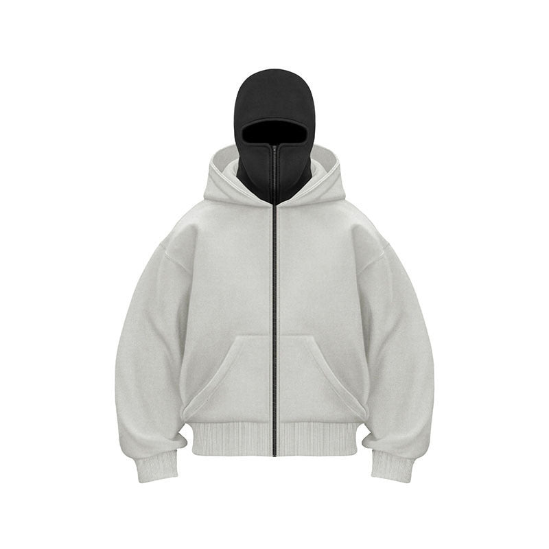 đ Vente chaude 50% de rĂ©duction đ„ Sweat Ă  capuche zippĂ© Ninja pour hommes et femmes - Protection complĂšte