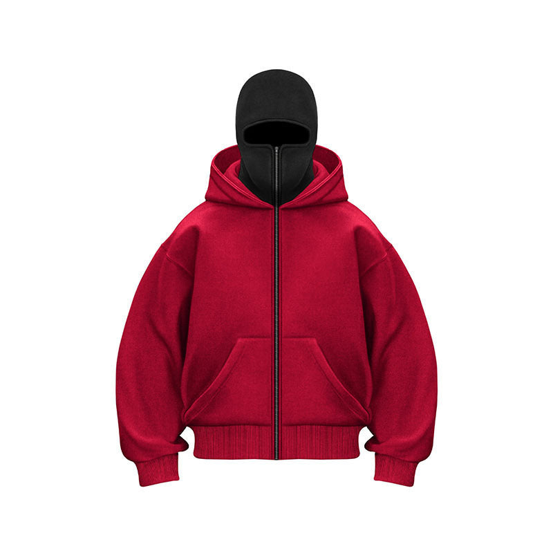đ Vente chaude 50% de rĂ©duction đ„ Sweat Ă  capuche zippĂ© Ninja pour hommes et femmes - Protection complĂšte
