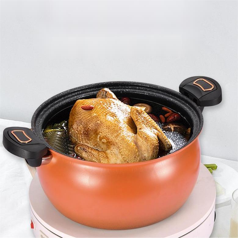 Vente flash⚡ AUTO-CUISEUR RÉVOLUTIONNAIRE !🍲Marmite Micro-Pression en Pierre de Maifan de Grande Capacité