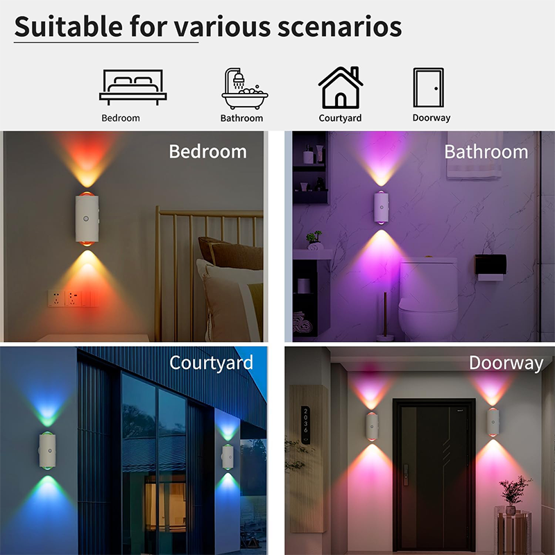 Veilleuse à Changement de Couleur avec Détection Automatique