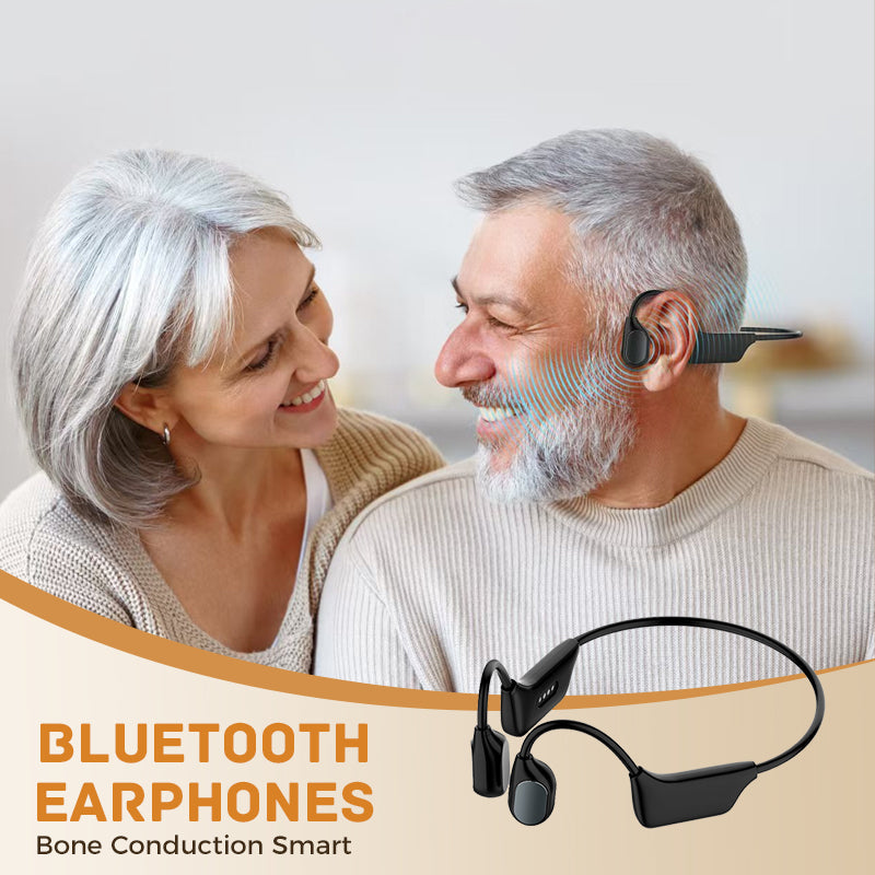 Écouteurs Bluetooth Aide Auditive Intelligente à Conduction Osseuse