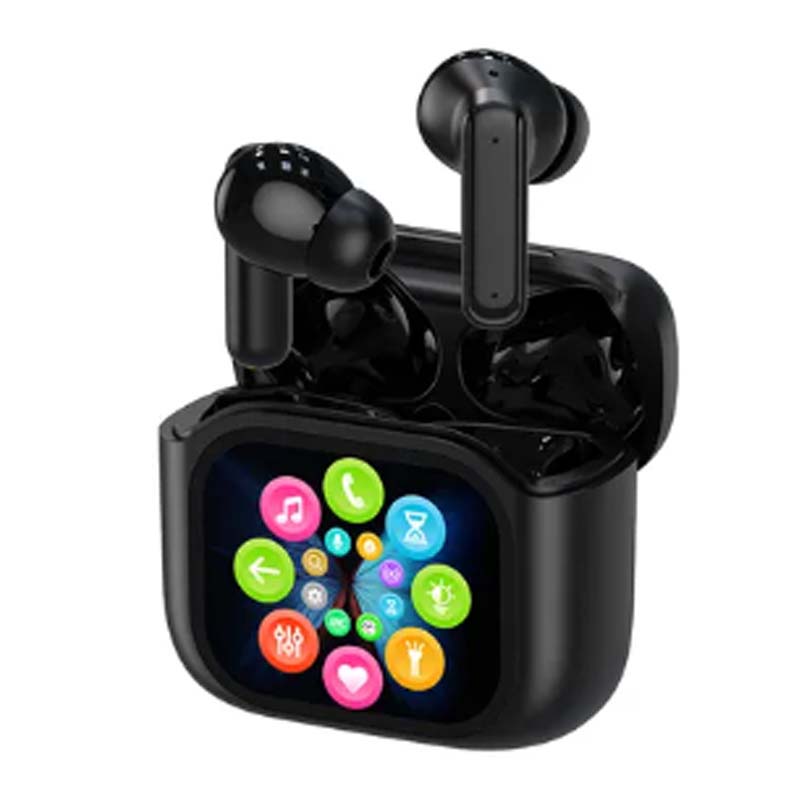Écouteurs compacts à commande tactile et son clair 📍LED Full-Color Display📍 Active Noise Cancellation (ANC)📍 Touch Controls📍 Bluetooth 5.4