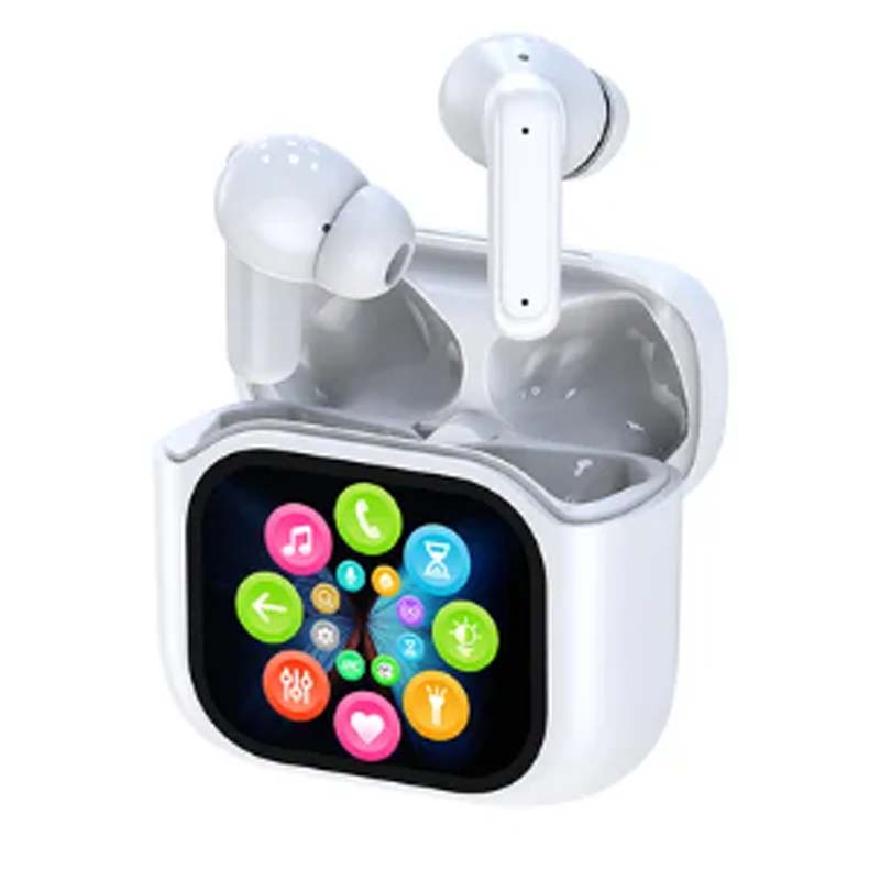 Écouteurs compacts à commande tactile et son clair 📍LED Full-Color Display📍 Active Noise Cancellation (ANC)📍 Touch Controls📍 Bluetooth 5.4