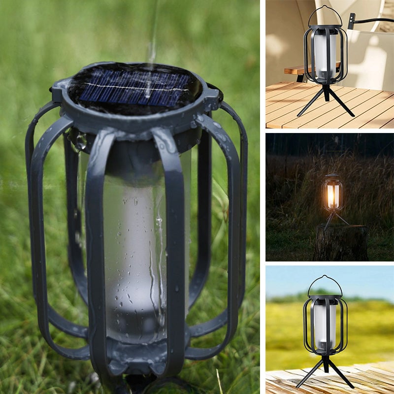 🔥50 % de réduction✨ Lampes d'extérieur de type lanterne à énergie solaire avec 4 modes d'éclairage - ⏳ Jusqu'à épuisement des stocks