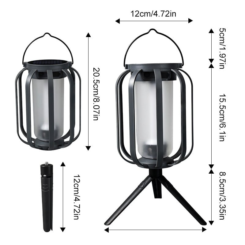 🔥50 % de réduction✨ Lampes d'extérieur de type lanterne à énergie solaire avec 4 modes d'éclairage - ⏳ Jusqu'à épuisement des stocks