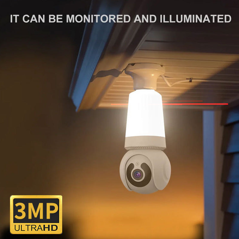 Caméra de sécurité WiFi intelligente avec éclairage