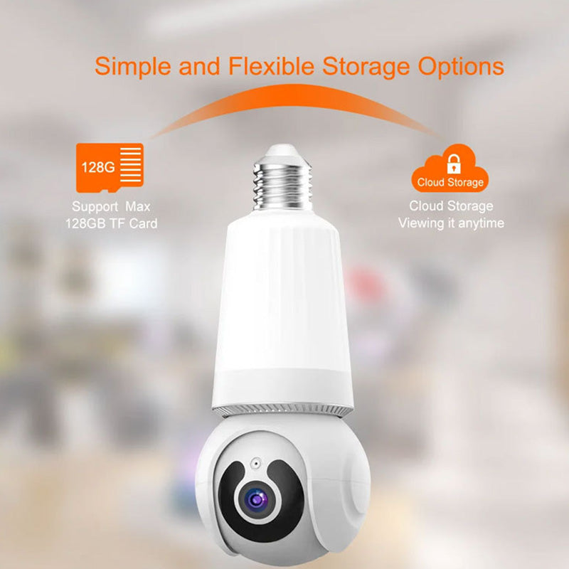 Caméra de sécurité WiFi intelligente avec éclairage