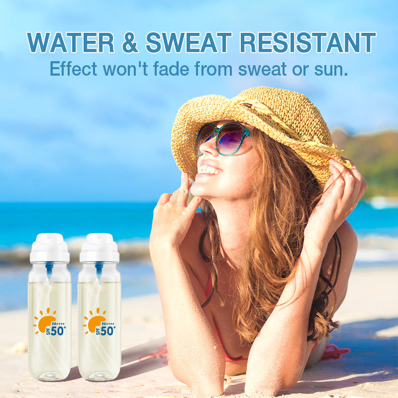 Spray solaire léger pour le visage et le corps