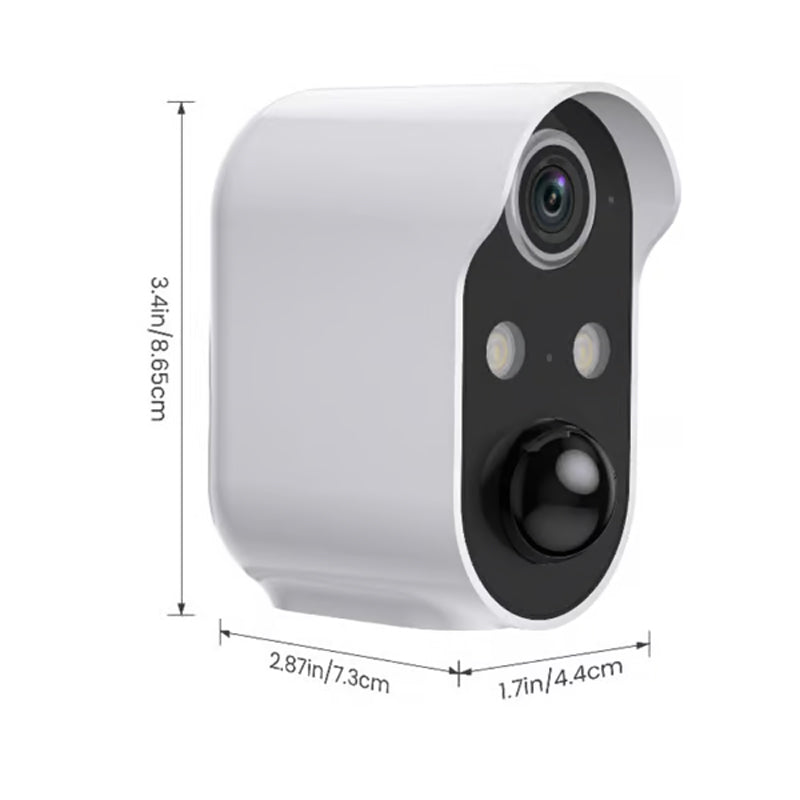 Caméra de Surveillance Extérieure Sans Fil 1080P WiFi