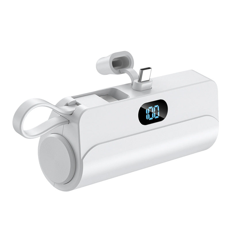 Mini batterie externe portable en forme de capsule
