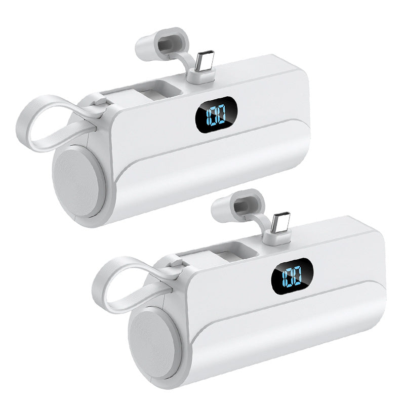 Mini batterie externe portable en forme de capsule