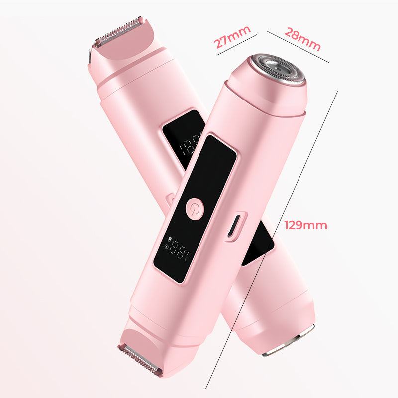 Tondeuse électrique à double tête pour bikini et corps