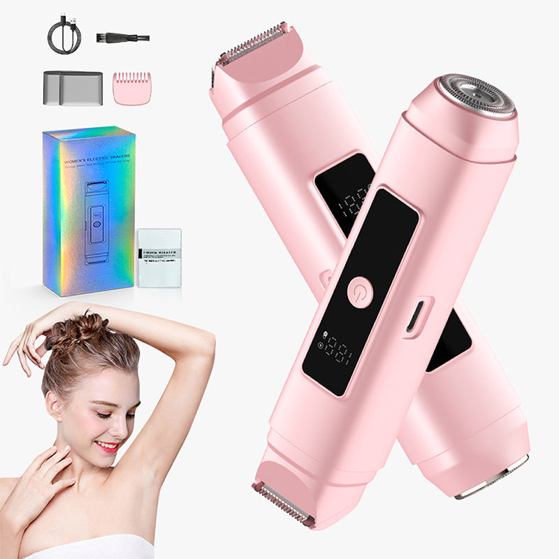 Tondeuse électrique à double tête pour bikini et corps