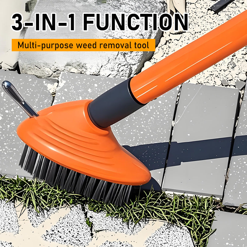 Ensemble 3 en 1 de brosses métalliques pour désherbage