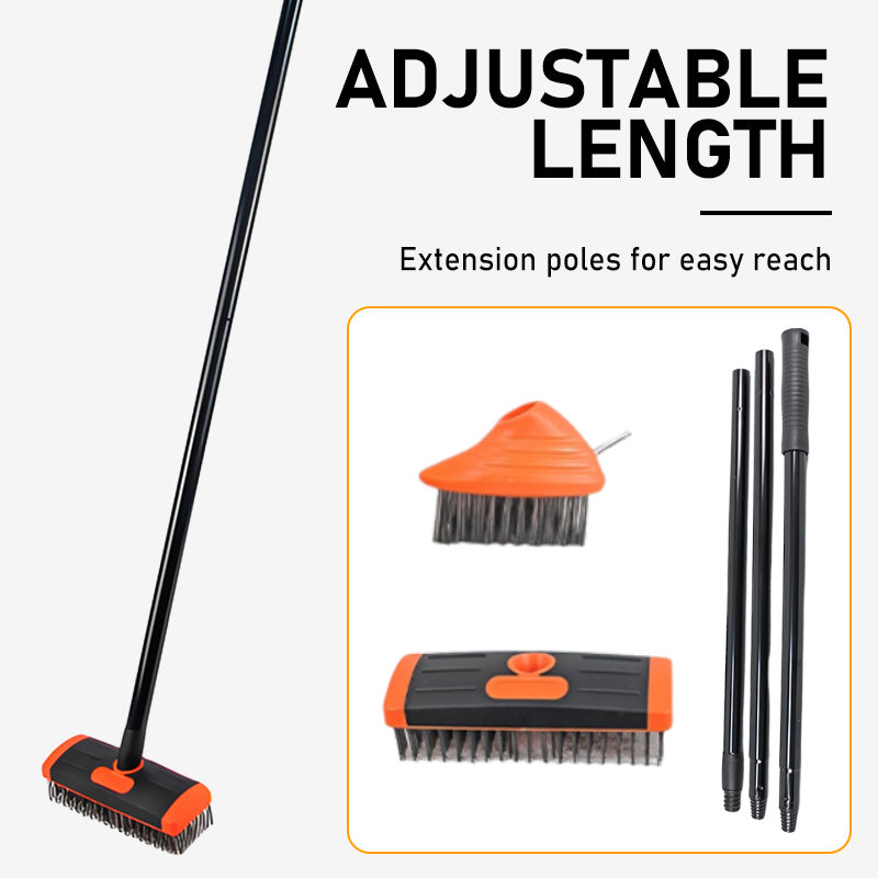 Ensemble 3 en 1 de brosses métalliques pour désherbage