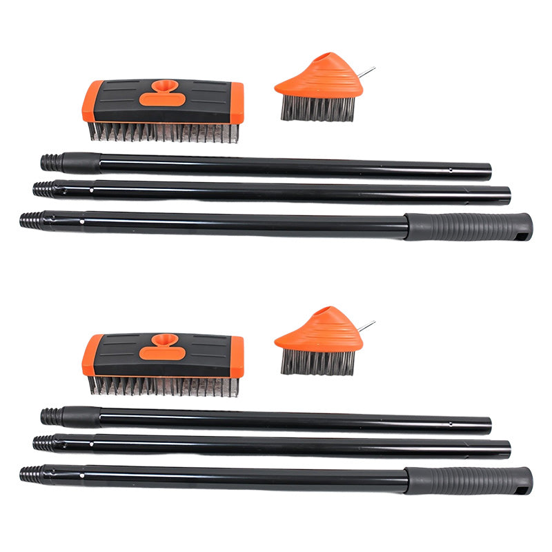 Ensemble 3 en 1 de brosses métalliques pour désherbage