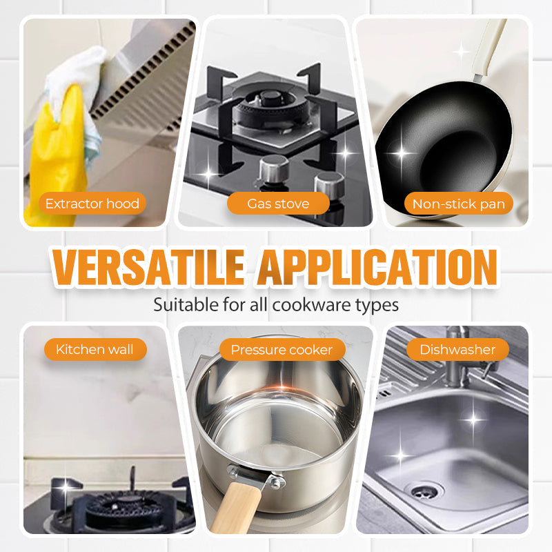 🍳 ACHETEZ 2 - RECEVEZ 1 GRATUIT ! 🔥 Pâte Dissolvante Résidus Brûlés - Nettoyage Profond pour Casseroles/Plats sans Rayurer, Élimine Graisse et Carbonisation en 5 Min 🧽✨