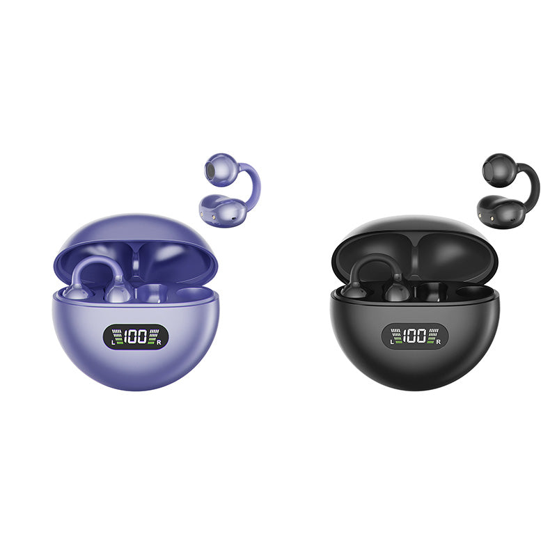 Écouteurs Bluetooth à clip confortables et ouverts