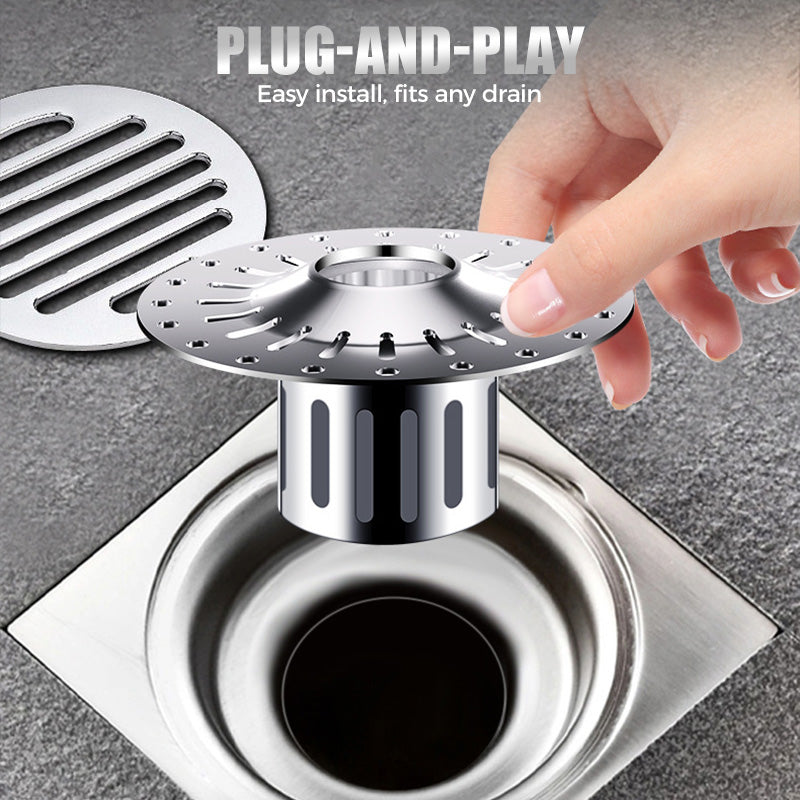 Filtre universel pour égouts anti-obstruction