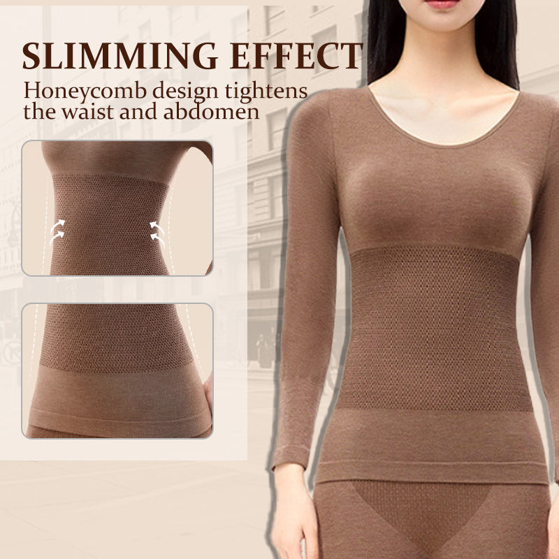 Ensemble de sous-vêtements thermiques pour femmes