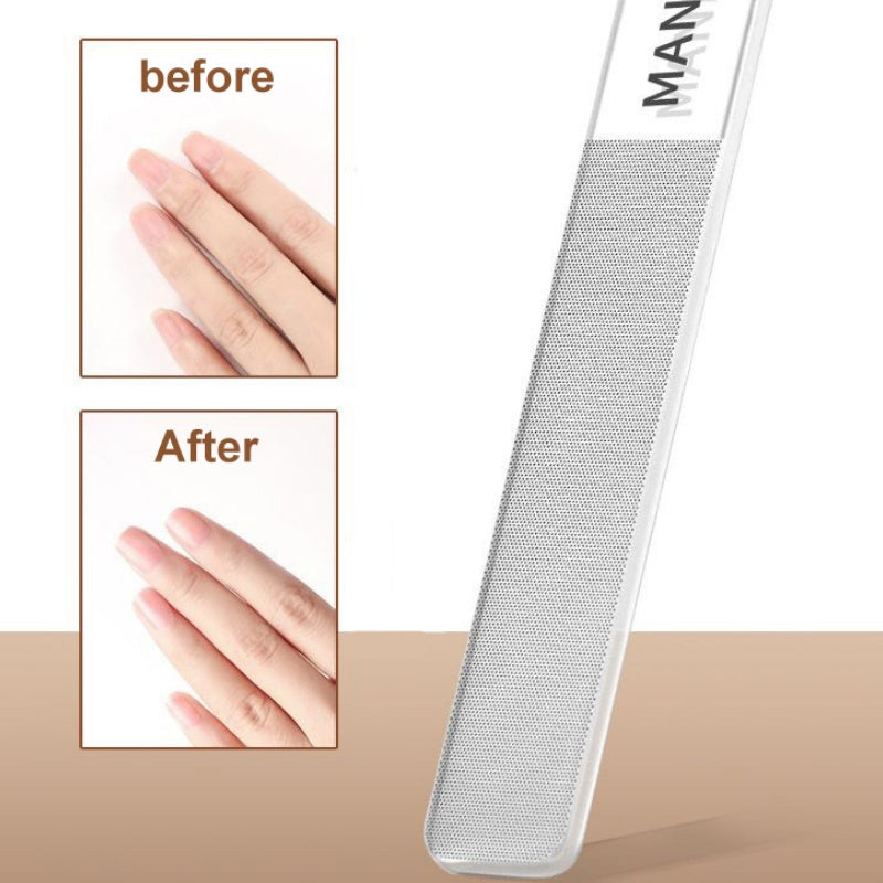 Ensemble de 7 Pièces de Manucure Portable avec Coupe-Ongles