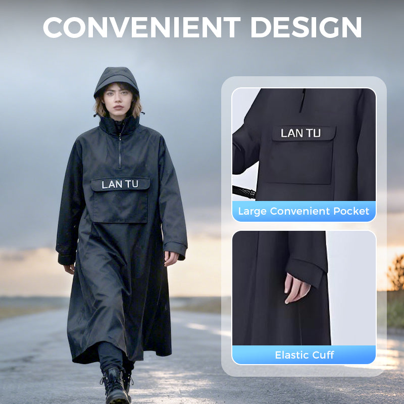 đ” 60% DE RĂDUCTION ! đ§ïž Veste ImpermĂ©able Scooter Ă Capuche - Protection contre la Pluie et le Vent, Pliable et LĂ©ger pour Trajets Urbains đïžđŠ