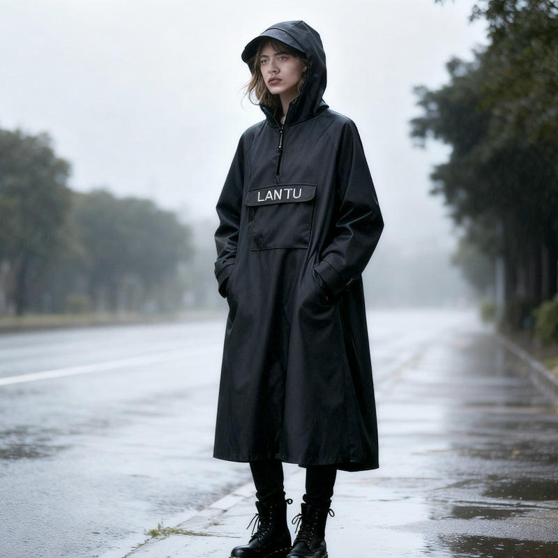 đ” 60% DE RĂDUCTION ! đ§ïž Veste ImpermĂ©able Scooter Ă Capuche - Protection contre la Pluie et le Vent, Pliable et LĂ©ger pour Trajets Urbains đïžđŠ