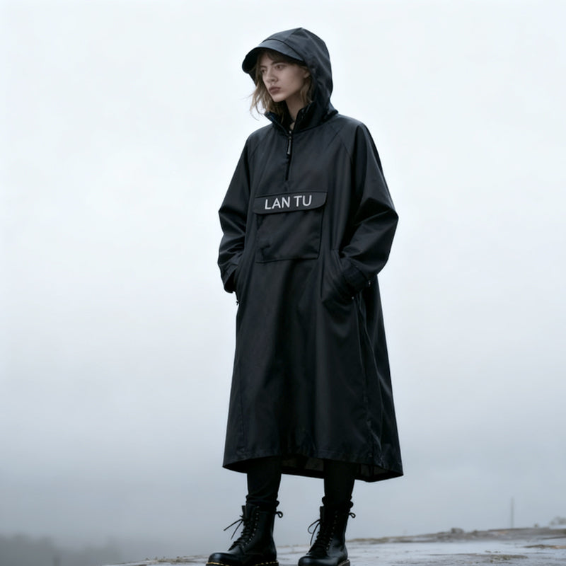 đ” 60% DE RĂDUCTION ! đ§ïž Veste ImpermĂ©able Scooter Ă Capuche - Protection contre la Pluie et le Vent, Pliable et LĂ©ger pour Trajets Urbains đïžđŠ