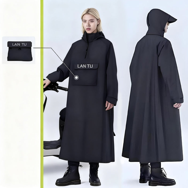 đ” 60% DE RĂDUCTION ! đ§ïž Veste ImpermĂ©able Scooter Ă Capuche - Protection contre la Pluie et le Vent, Pliable et LĂ©ger pour Trajets Urbains đïžđŠ