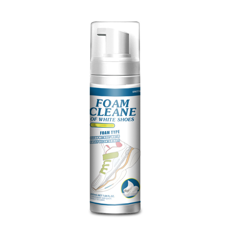 Nettoyant moussant universel portable sans rinçage pour chaussures