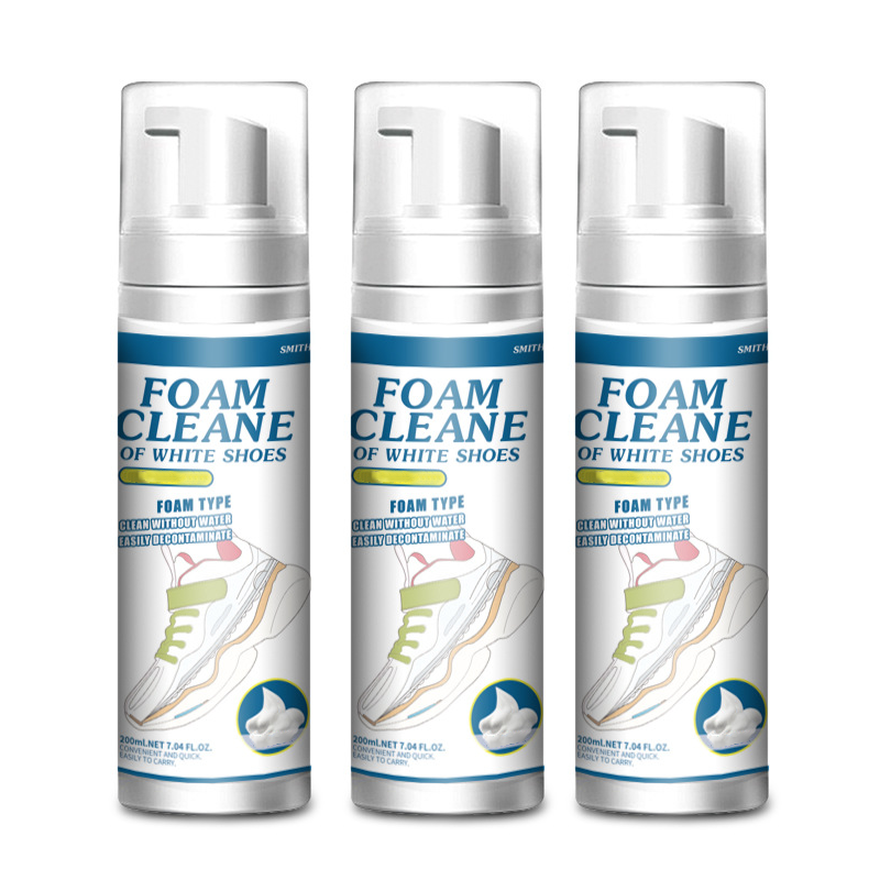 Nettoyant moussant universel portable sans rinçage pour chaussures