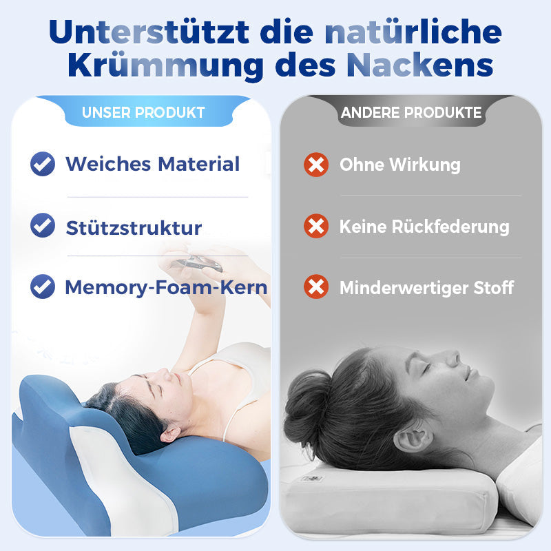 💤🪑 Coussin Ergonomique Multifonction en Mousse à Mémoire – Design Anatomique, Respirant & Rafraîchissant pour Sieste et Station Assise Prolongée !