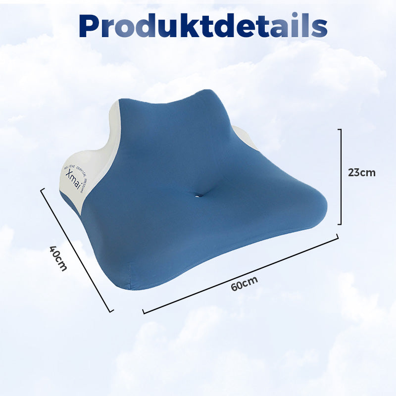 💤🪑 Coussin Ergonomique Multifonction en Mousse à Mémoire – Design Anatomique, Respirant & Rafraîchissant pour Sieste et Station Assise Prolongée !