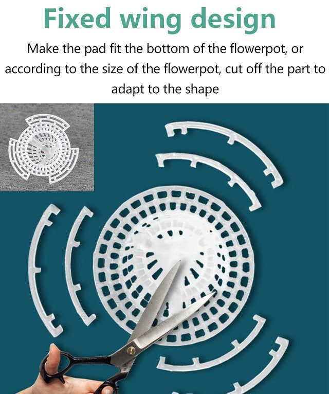 Dispositif de drainage anti-pourriture des racines pour jardinière