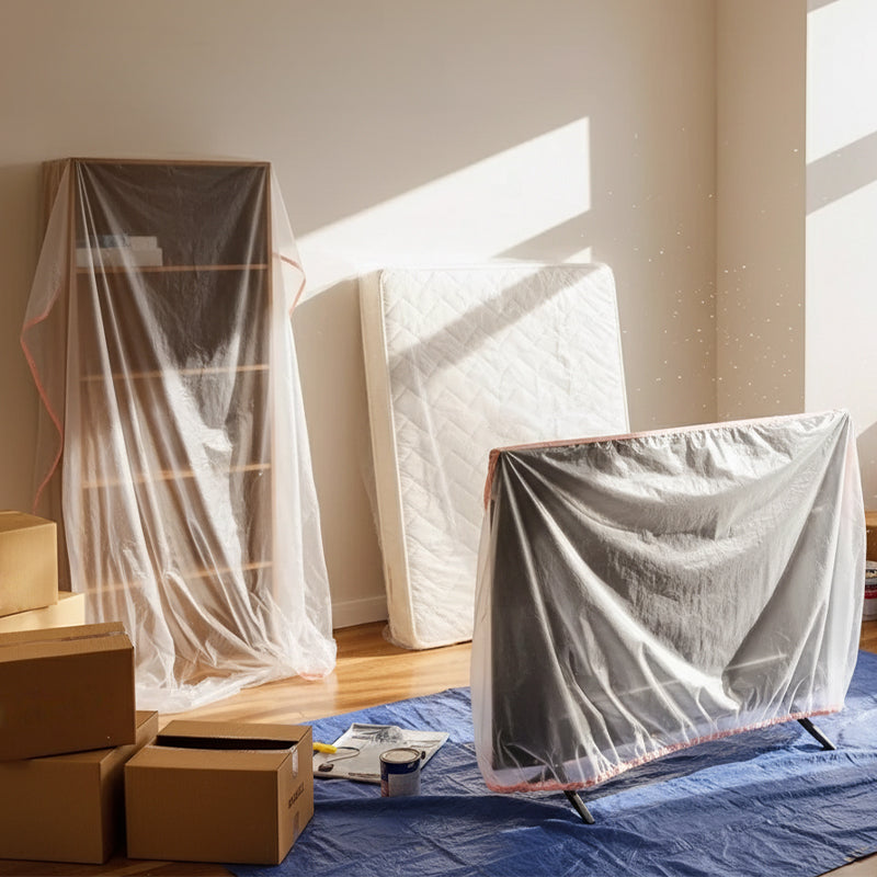 Housses Anti-Poussière Épaissies Jetables pour la Maison