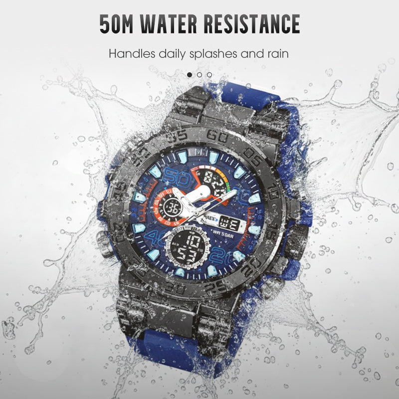 Montre digitale multifonctionnelle LED étanche