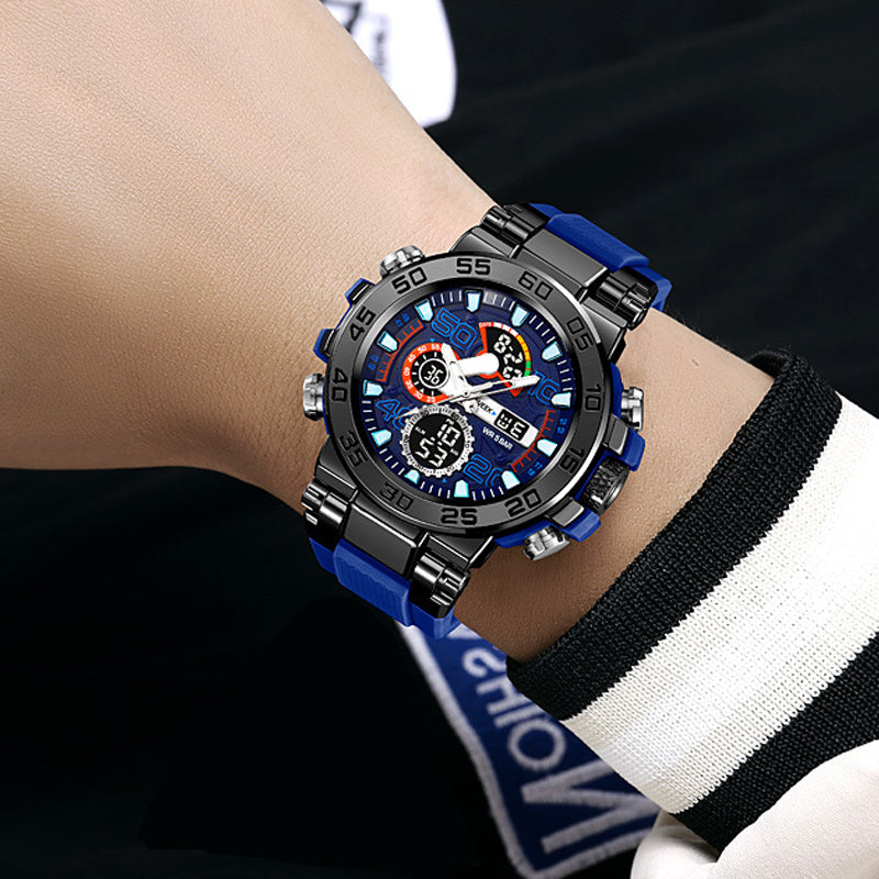 Montre digitale multifonctionnelle LED étanche