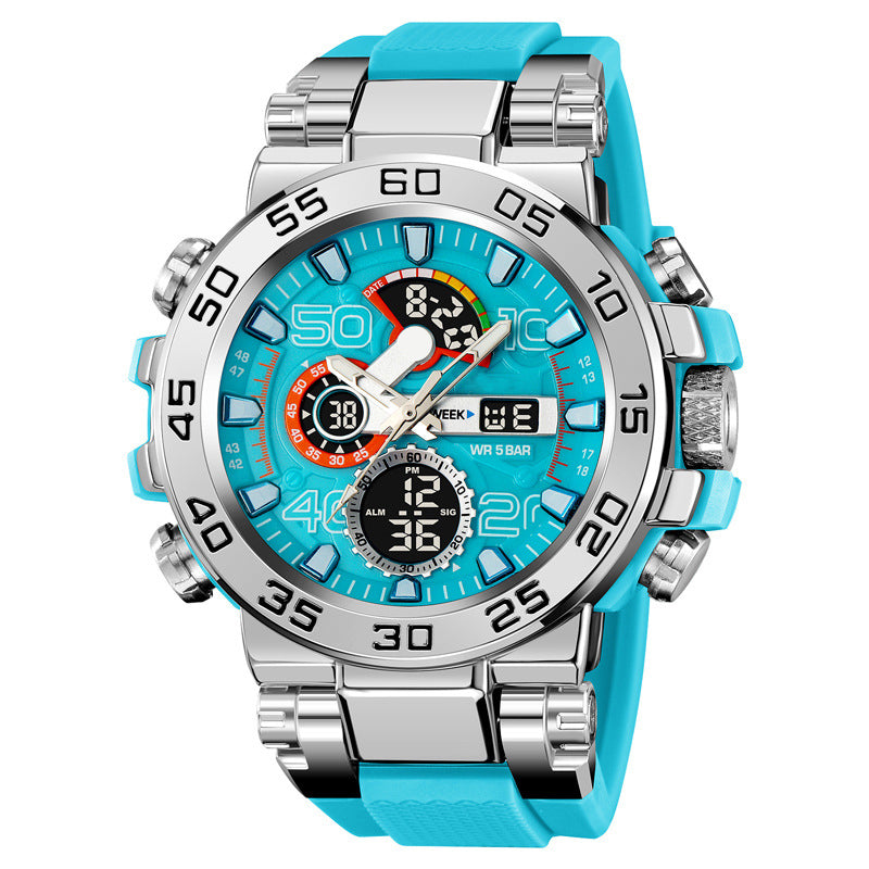 Montre digitale multifonctionnelle LED étanche