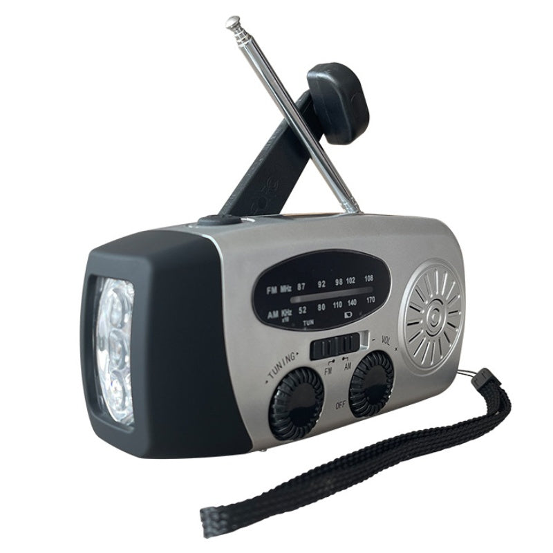 đ SĂ©curitĂ© Ultime Autonome - Radio de Survie Multifonction Solaire & Manivelle - Lampe Torche, Chargeur USB, Alerte