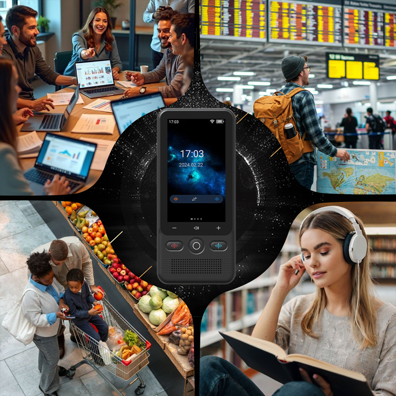 📢📢 Vente flash : plus que 3 heures ! ⏰⏰ —— Traducteur portable multifonctionnel🌐【138 langues, communication instantanée】