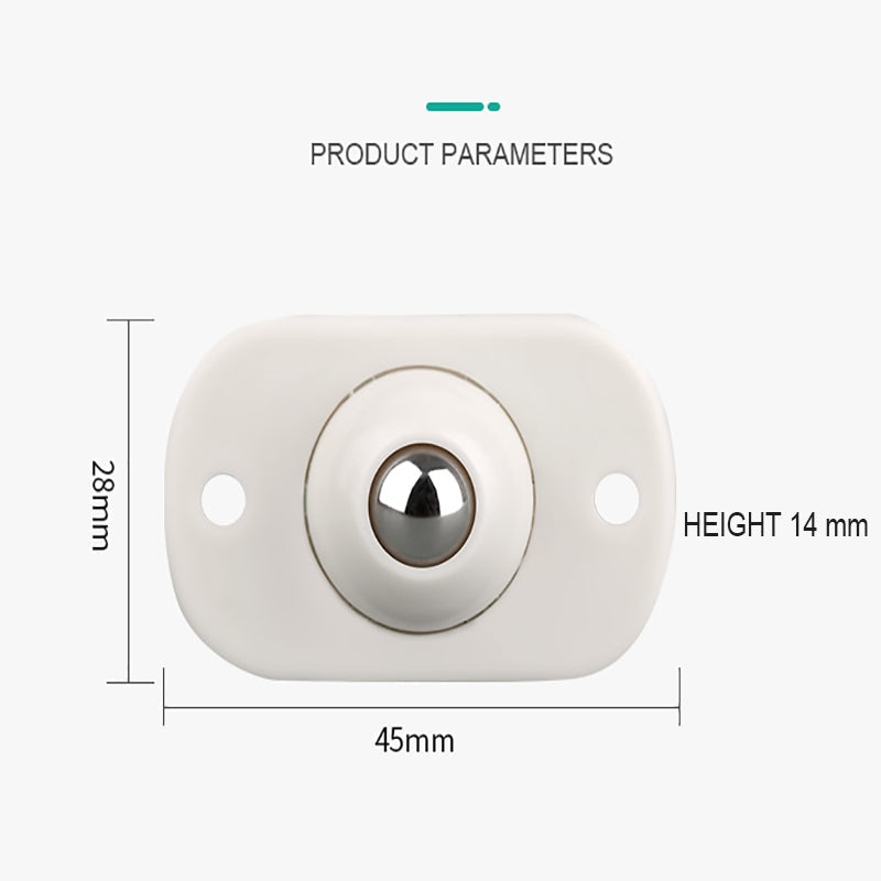 🔄⚙️ Roulette pivotante à 360° – Rotation fluide, déplacement silencieux, idéale pour meubles, chariots et boîtes de rangement 🏠