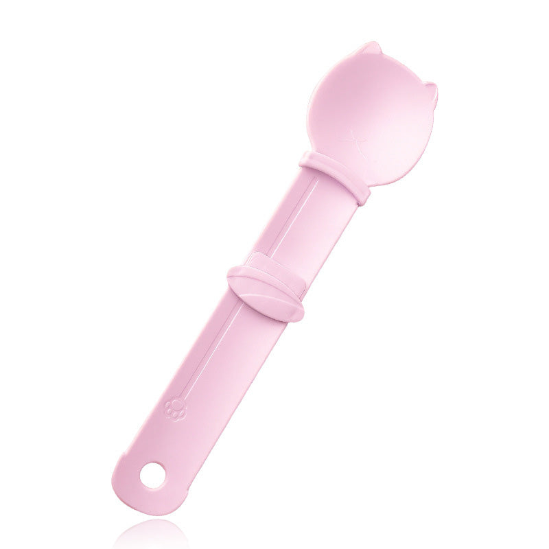 🥳BONNES AFFAIRES🥳💞50K+ VENDUS ! Cuillère d’alimentation pour chat ! Sans BPA, compression d’une seule main et cuillère large. Nourrissage propre – procurez‑vous la vôtre ! ✅
